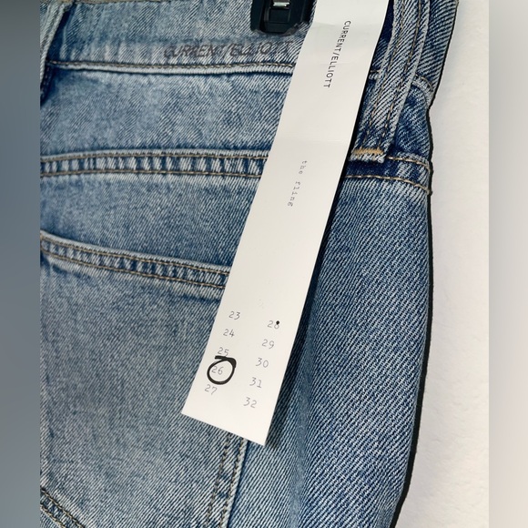 Current/Elliott The Fling Cuffed Cropped Boyfriend Capri Jeans NWT - Picture 10 of 15